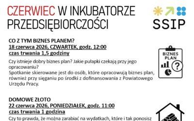 Spotkania w Inkubatorze na drugą połowę czerwca!
